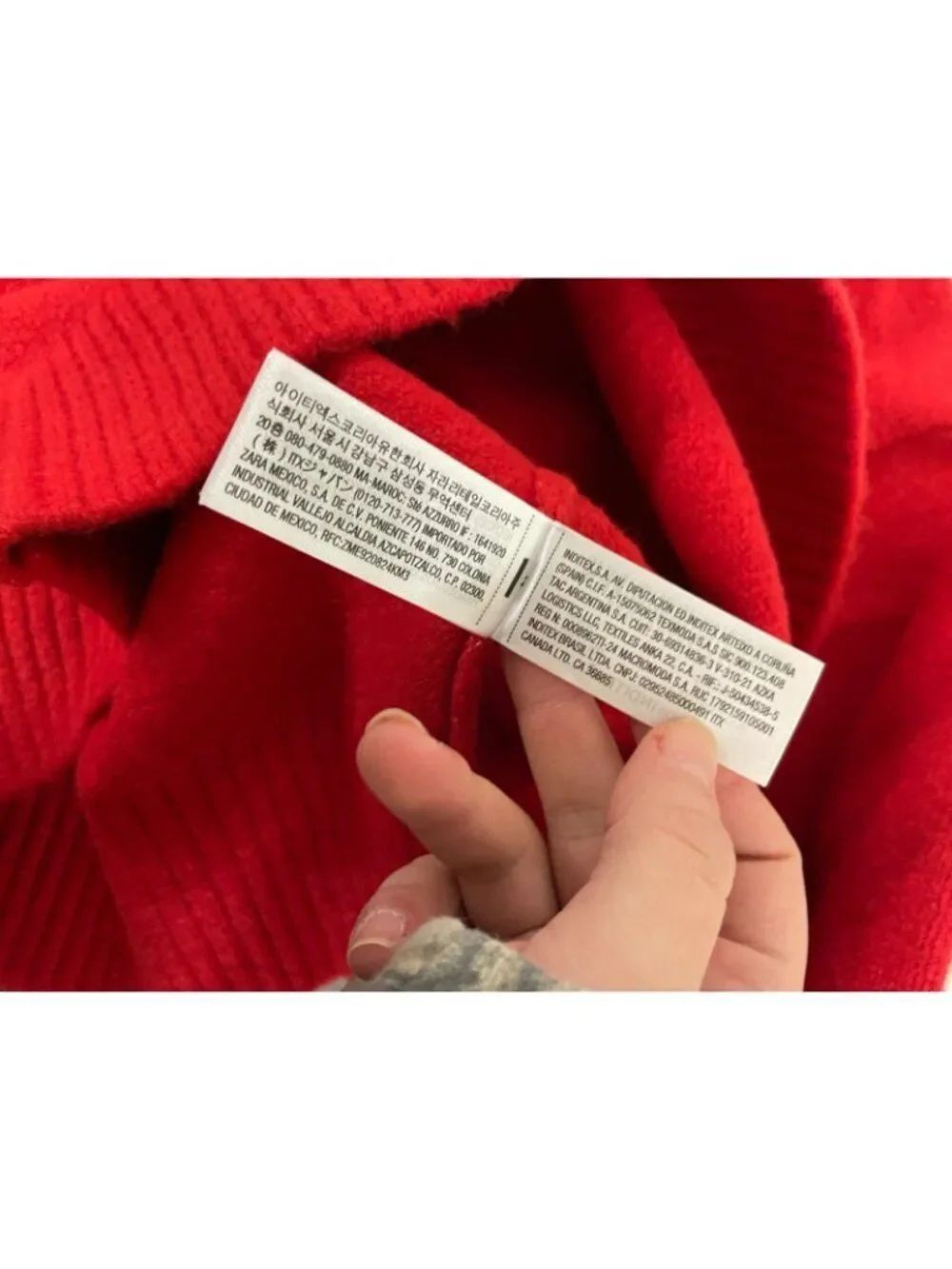 Zara Womens Sweater S Red Soft Knit Stretch Pullover Jumper Cozy 2142/161 NWT - Picture 10 of 15